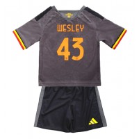 Dres AS Roma Wesley Franca #43 Rezervni za djecu 2026-27 Kratak Rukav (+ kratke hlače)